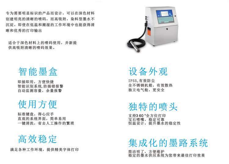 威領(lǐng)YST-1000小字符噴碼機設(shè)計介紹